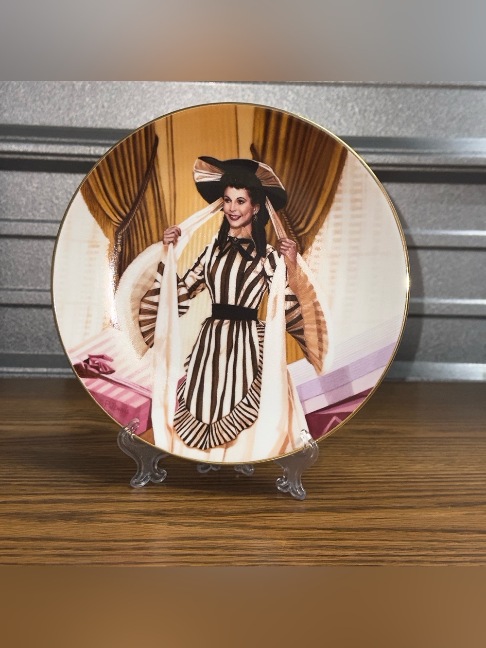 WS George 1992 Eighth Issue Gone With Wind “Scarlett’s Shopping Spree” Plate